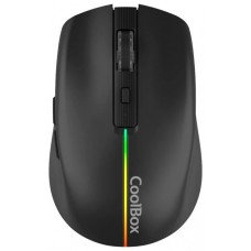 Coolbox Gaming Ratón  W01 1600DPI Inalámbrico Negr en Huesoi