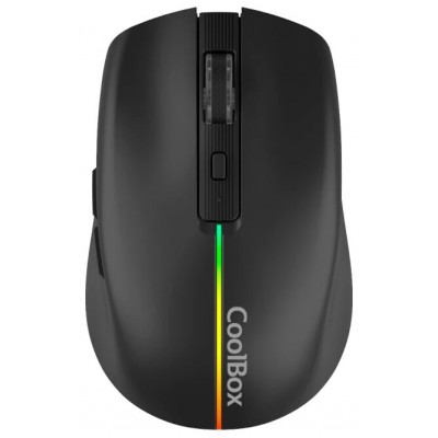 Coolbox Gaming Ratón  W01 1600DPI Inalámbrico Negr en Huesoi