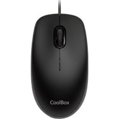 CoolBox Ratón U01 USB 1600DPI Negro en Huesoi CoolBox Ratón U01 USB 1600DPI Negro en Huesoi