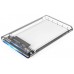 CAJA EXTERNA 2.5 COOLBOX SCT-2533 USB3.0 TRANSPARENTE en Huesoi