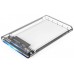 CARCASA EXTERNA HDD 2.5" COOLBOX SCT-2533 USB3.0 TRANSPARENTE en Huesoi