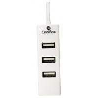 HUB 4 PUERTOS USB BLANCO COOLBOX (Espera 4 dias) en Huesoi