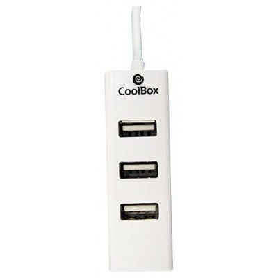 HUB 4 PUERTOS USB BLANCO COOLBOX (Espera 4 dias) en Huesoi