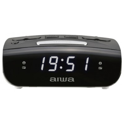 RADIO DESPERTADOR AIWA CR-15BK DOBLE ALARMA FM en Huesoi