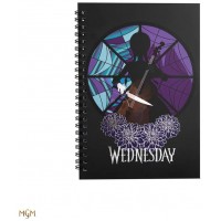 CUADERNO WEDNESDAY CON CELLO 14,5X21 CM CINEREPLICAS REDSTRING CR5174 (Espera 4 dias) en Huesoi