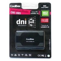 LECTOR TARJETA MEMORIA EXTERNO CRE-065 COOLBOX DNIe en Huesoi