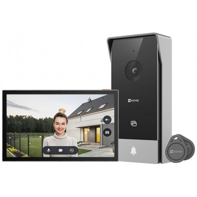 EZVIZ HP5 sistema de intercomunicación de video 17,8 cm (7") Negro, Plata (Espera 4 dias) en Huesoi