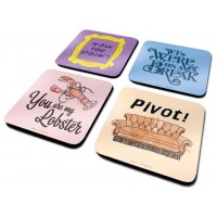 SET DE POSAVASOS FRIENDS FRASES PYRAMID INTERNATIONAL REDSTRING CSP0028 (Espera 4 dias) en Huesoi