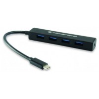 HUB USB CONCEPTRONIC USB-C A 4 PUERTOS TIPO A USB 3.0 en Huesoi