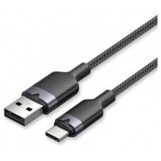 CABLE USB-C A USB-A TRENZADO 1 M NEGRO VENTION (Espera 4 dias) en Huesoi