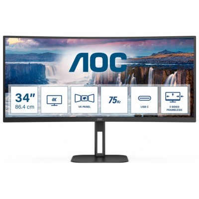 MONITOR AOC CU34V5C BK en Huesoi