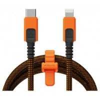 CABLE XTREME USB-C A LIGHTNING 1.5M NEGRO/NARANJA XTORM (Espera 4 dias) en Huesoi