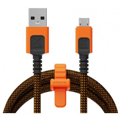 CABLE XTREME USB-A A MICRO USB 1.5M NEGRO/NARANJA XTORM (Espera 4 dias) en Huesoi