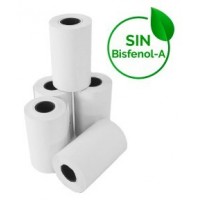 PACK DE 10 ROLLOS DE PAPEL TERMICO DE 57x35mm LIBRE en Huesoi