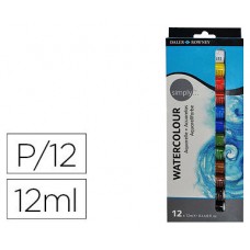 SET ACUARELAS 12X 12ML SIMPLY DALER ROWNEY D134500100 (Espera 4 dias) en Huesoi