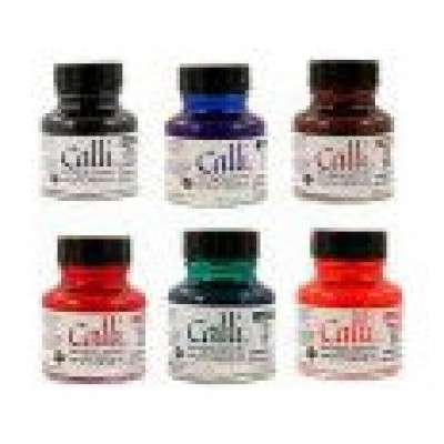 SET TINTA CALIGRAFÍA 6 COLORES SURTIDOS (6X 29,5ML) DALER ROWNEY D604300010 (Espera 4 dias) en Huesoi