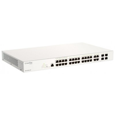 D-LINK SWITCH SMART NUCLIAS CLOUD 28 PUERTOS 10/100/1Gbit w/4 Gbit.SFP 370W PoE+ (Espera 4 dias) en Huesoi