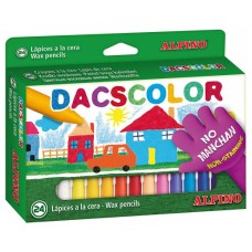 ESTUCHE 24 CERAS DE COLORES DACSCOLOR DACS DC050295 (Espera 4 dias) en Huesoi