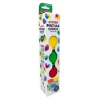 ESTUCHE PINTURA DEDOS 5 X 40ML COLORES SURTIDOS ALPINO DD020105 (Espera 4 dias) en Huesoi