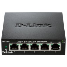 D-Link DES-105 Switch 5x10/100Mbps Metal en Huesoi