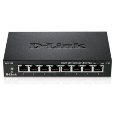 SWITCH NO GESTIONABLE D-LINK DES-108 8P ETHERNET en Huesoi