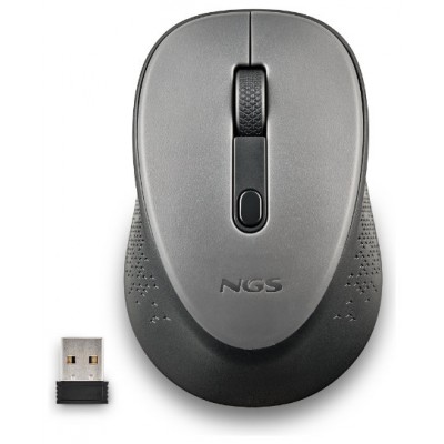 NGS RATON INALAMBRICO 800/1600DPI Gris en Huesoi
