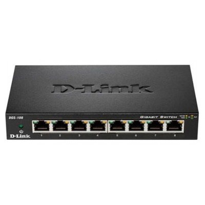 D-LINK SWITCH 8 PUERTOS 10/100/1Gbit METALICO IPTV (Espera 4 dias) en Huesoi