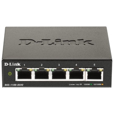 SWITCH D-LINK  5P DGS-1100-05V2/E 10/100/1000 en Huesoi