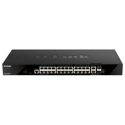 SWITCH GESTIONABLE D-LINK L3 STAKABLE DGS-1520-28 24P en Huesoi