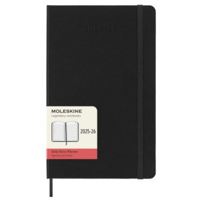 AGENDA 18M 2025-2026 DIARIA L (13 X 21 CM) NEGRA TAPA DURA MOLESKINE DHB18DC3Y26 (Espera 4 dias) en Huesoi