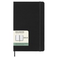 AGENDA 18M 2025-2026 SEMANAL L (13 X 21 CM) NEGRA TAPA DURA MOLESKINE DHB18WN3Y26 (Espera 4 dias) en Huesoi
