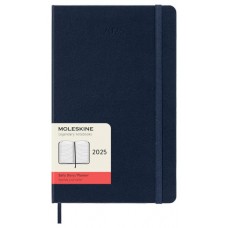 AGENDA 2025 TAPA DURA 12 MESES DIARIA L (13 X 21 CM) AZUL ZAFIRO MOLESKINE DHB2012DC3Y25 (Espera 4 dias) en Huesoi