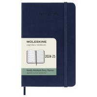 AGENDA 18 MESES 2024-2025 SEMANAL P (9 X 14 CM) AZUL ZAFIRO TAPA DURA MOLESKINE DHB2018WN2Y25 (Espera 4 dias) en Huesoi