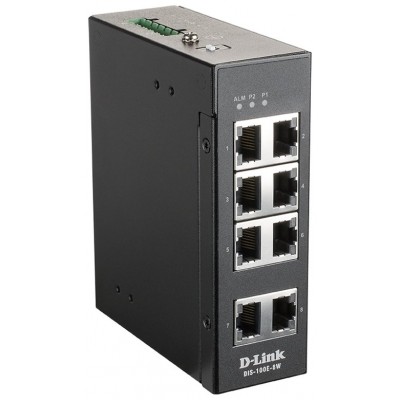 D-Link DIS-100E-8W Switch Industrial 8x10/100Mbps en Huesoi