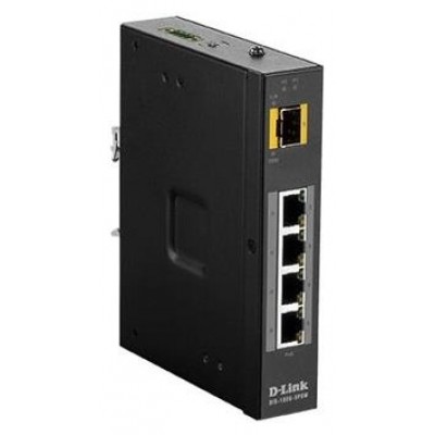 SWITCH INDUSTRIAL D-LINK DIS-100G-5PSW SIN GESTION 4P en Huesoi