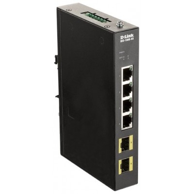 SWITCH INDUSTRIAL D-LINK DIS-100G-6S SIN GESTION 4P en Huesoi