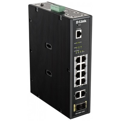 SWITCH INDUSTRIAL D-LINK DIS-200G-12PS 8P POE + 2P en Huesoi