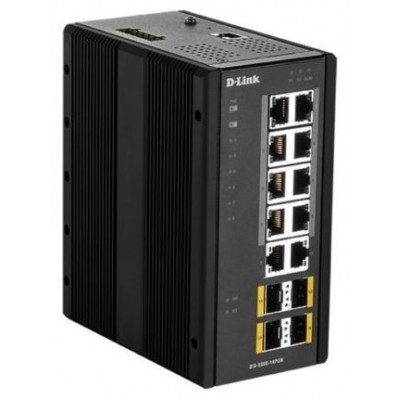 SWITCH INDUSTRIAL D-LINK DIS-300G-14PS 8P POE + 4P en Huesoi