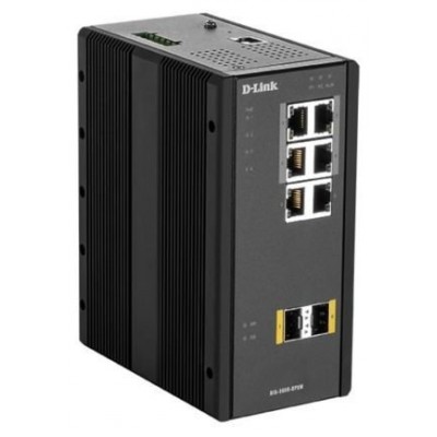 SWITCH INDUSTRIAL D-LINK DIS-300G-8PSW 4P POE + 2P en Huesoi