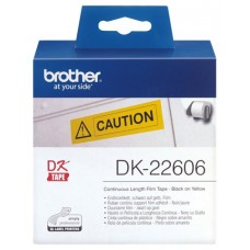 BROTHER Rollo de Pelicula Plastica Continua Amarilla de 62mm x 15,24m en Huesoi