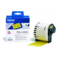 BROTHER Rollo de Papel Continuo Removible Amarillo de 62mm x 30,48m en Huesoi