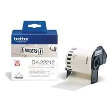 BROTHER Rollo de Cinta de Pelicula Plastica Continua Blanca de 62mm x 15,24m en Huesoi