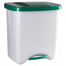 PAPELERA PEDALBIN ECOLOGIC 40L TAPA VERDE DENOX DP357 (Espera 4 dias) en Huesoi