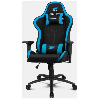 DRIFT Silla Gaming DR110 Negra/Azul en Huesoi