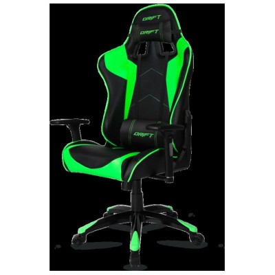 Drift Silla Gaming DR300 Negro/Verde en Huesoi