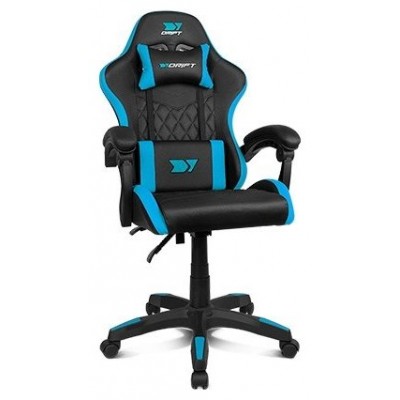 DRIFT Silla Gaming DR35 Negra-Azul en Huesoi