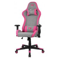 DRIFT Silla Gaming DR90 PRO Gris/Rosa en Huesoi