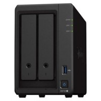 NAS SYNOLOGY DS723+ 2BAHÍAS AMD RYZEN R1600 2 NÚCLEOS 23.1GHZ 2GB DDR4 ECC 32 GB en Huesoi