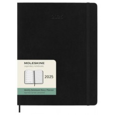 AGENDA 2025 TAPA BLANDA 12 MESES SEMANAL XL (19 X 25 CM) NEGRA MOLESKINE DSB12WN4Y25 (Espera 4 dias) en Huesoi