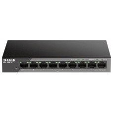 SWITCH NO GESTIONABLE D-LINK DSS-100E-9P POE (130W en Huesoi